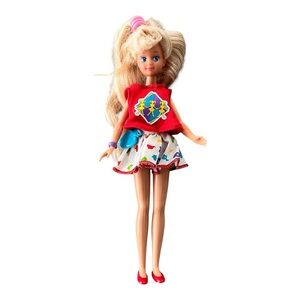 Mattel Barbie Skipper 1987 Doll with Cheerleading Outfit